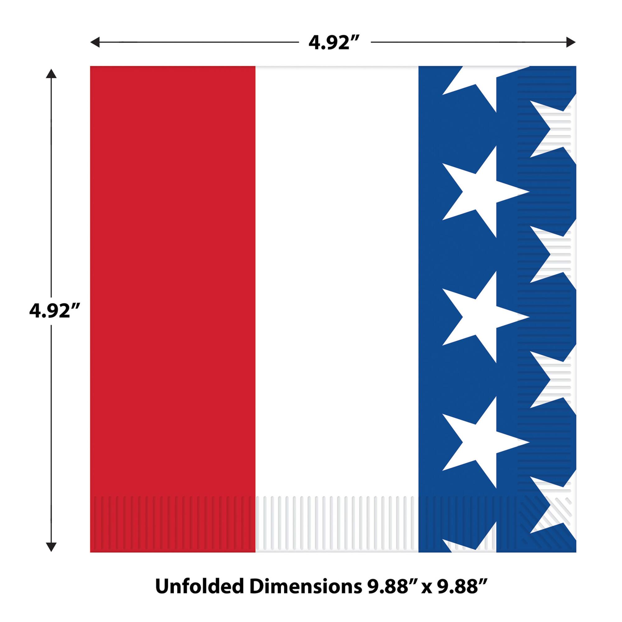 Beistle Patriotic Beverage Napkins, 32ct.